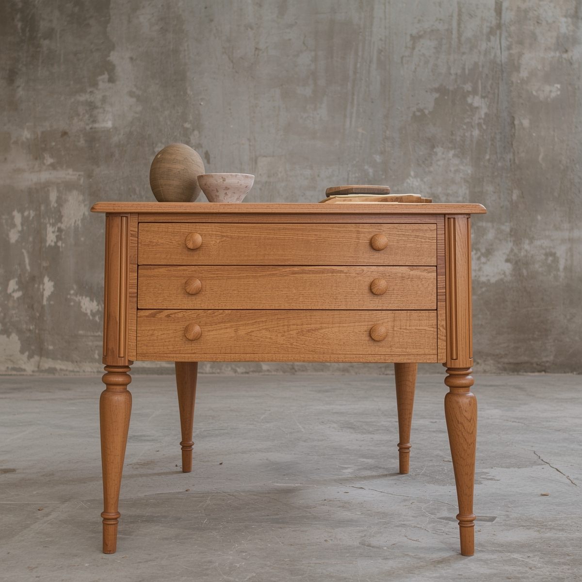 Custom-built floor-to-ceiling bookcase